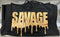 Printed Black Hoodie "Savage"- Pro M3