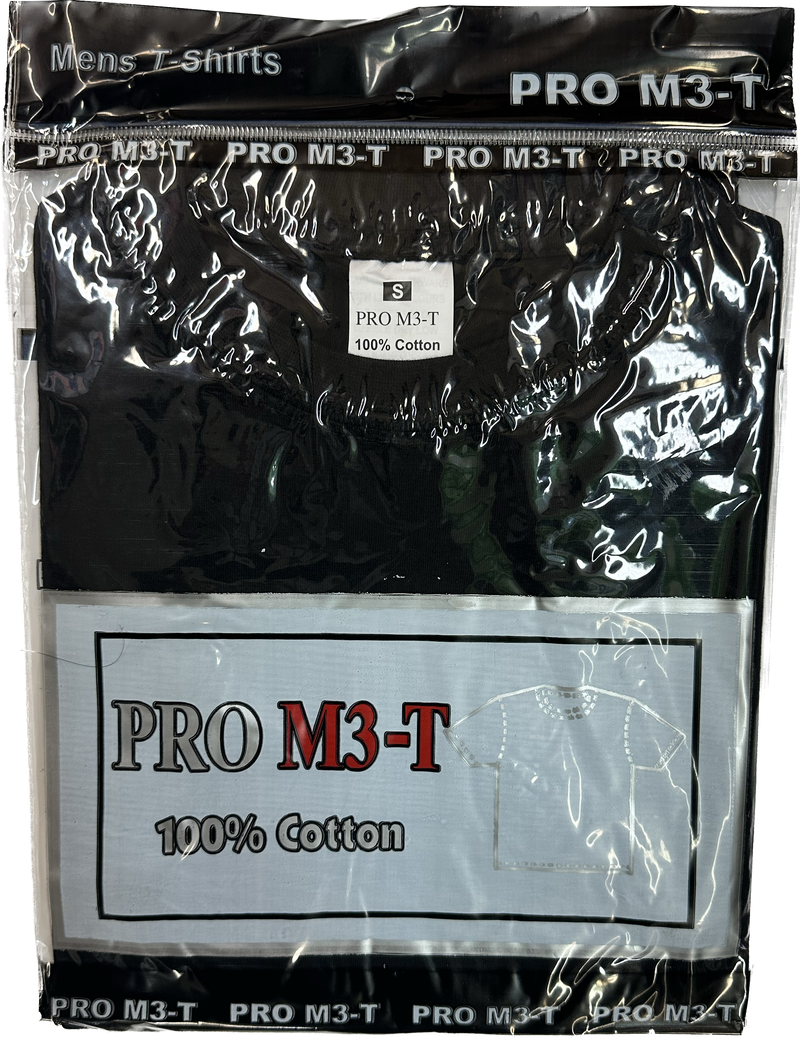 Pro M3 Plain T-shirts White or Black
