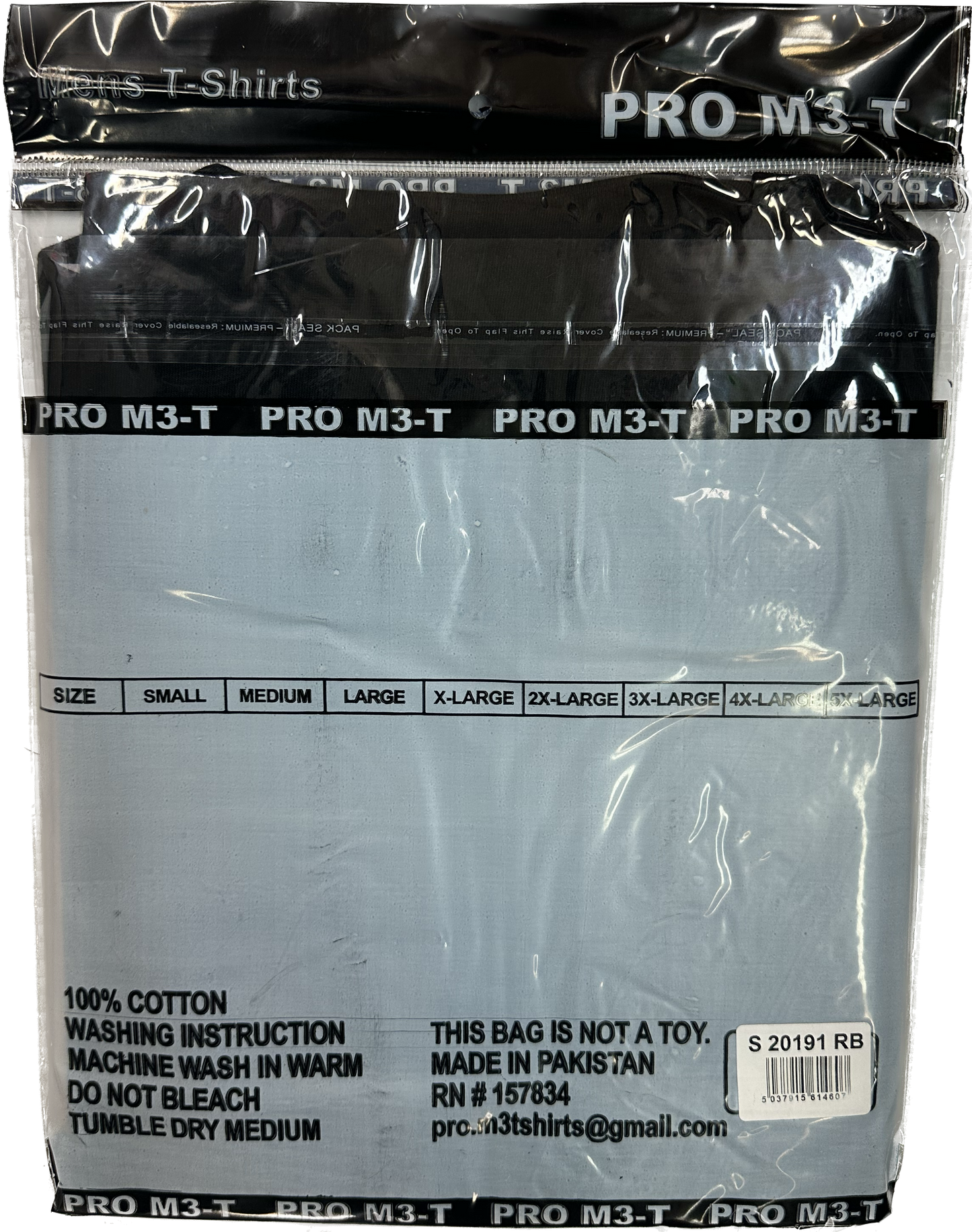 Pro M3 Plain T-shirts White or Black