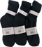 12 Pairs Crew Socks White & Black - Pro M3