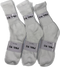 12 Pairs Crew Socks White & Black - Pro M3