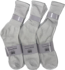 12 Pairs Crew Socks White & Black - Pro M3