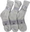 12 Pairs Crew Socks White & Black - Pro M3