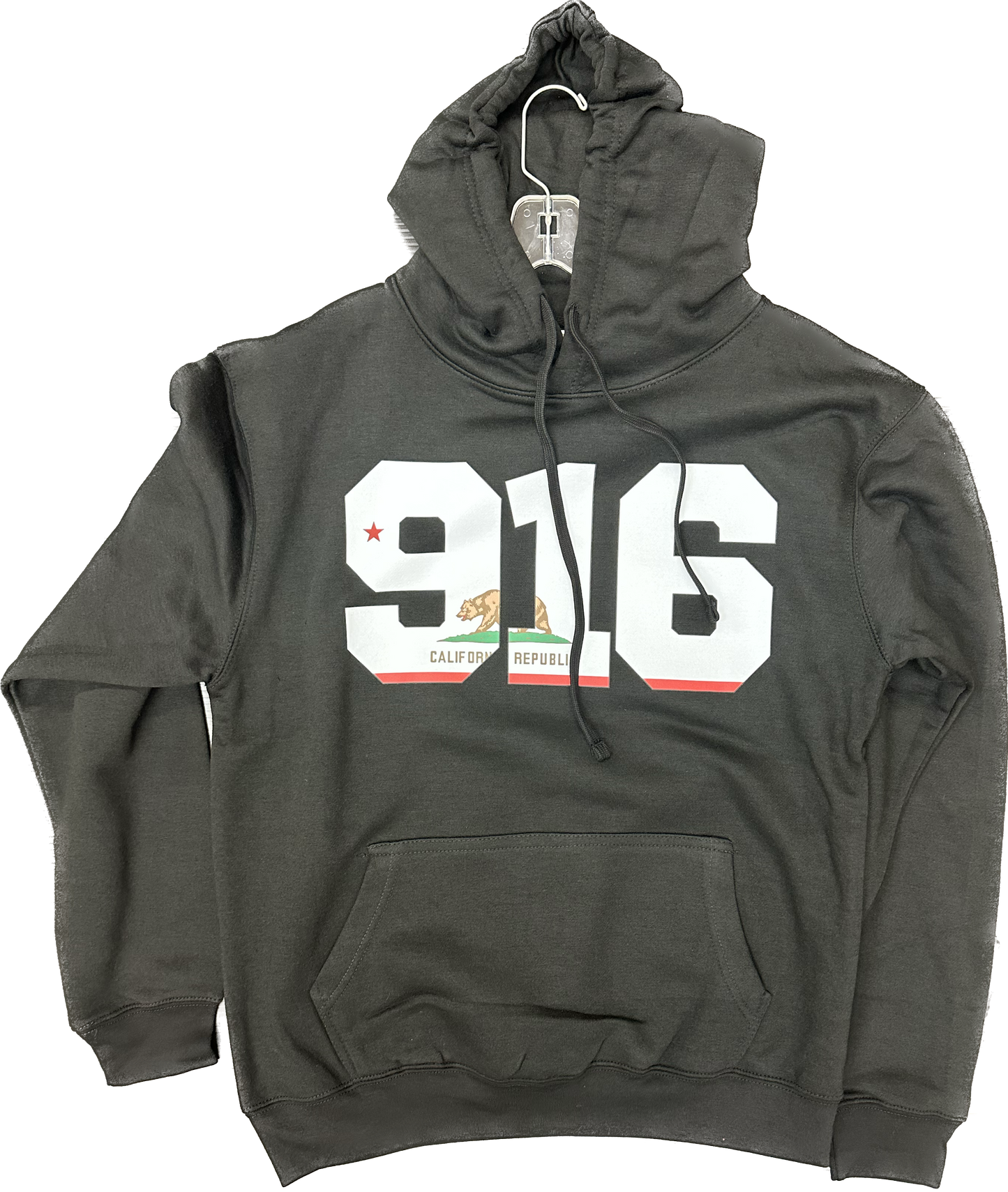 Printed Black Hoodie 916 Pro M3